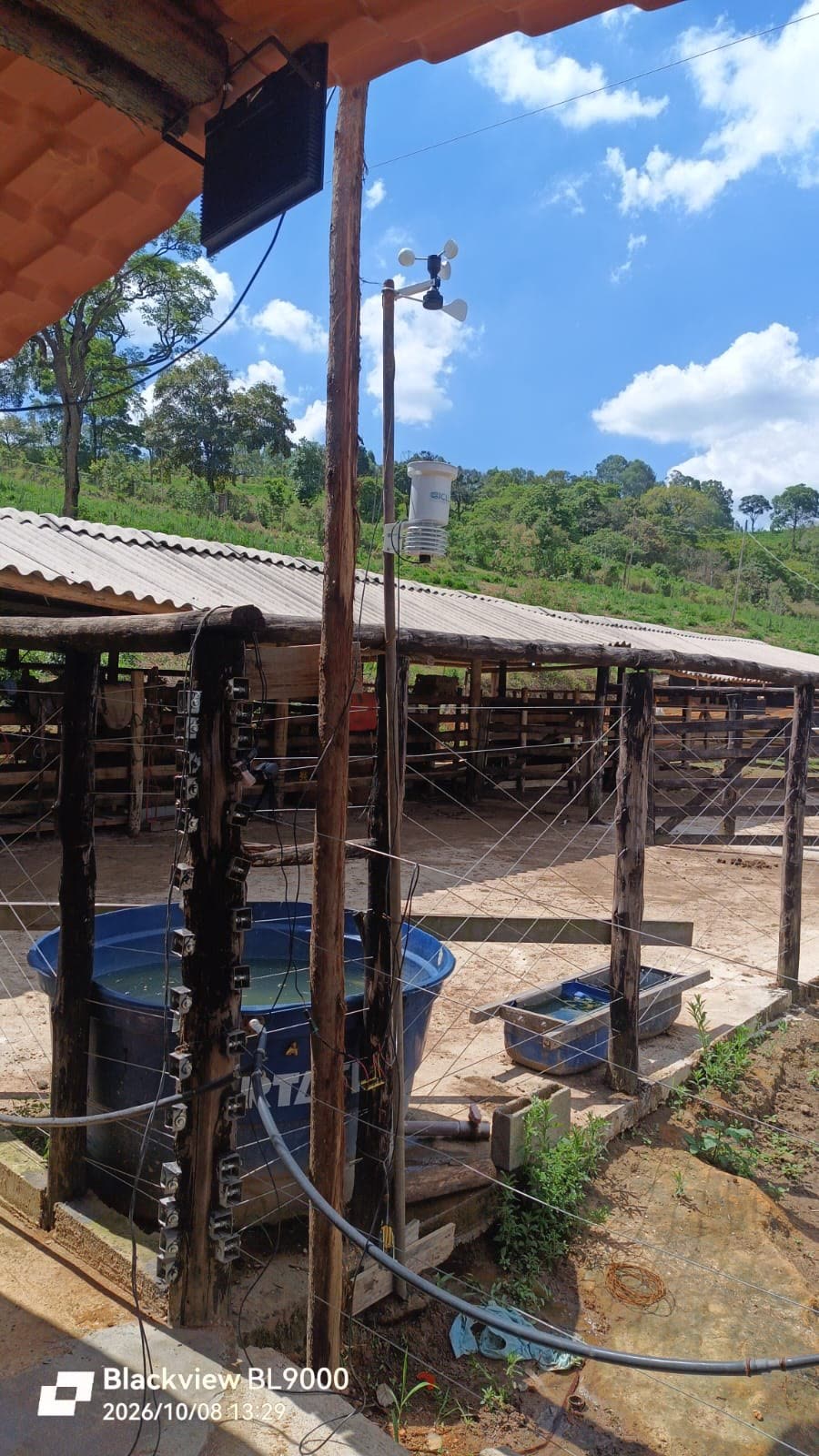 Posto meteorológico da fazenda